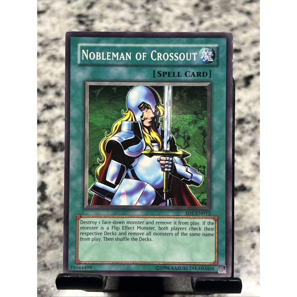 Nobleman of Crossout SD1-EN012 Yu-Gi-Oh! Common – Unlimited‎ – Lightly Played